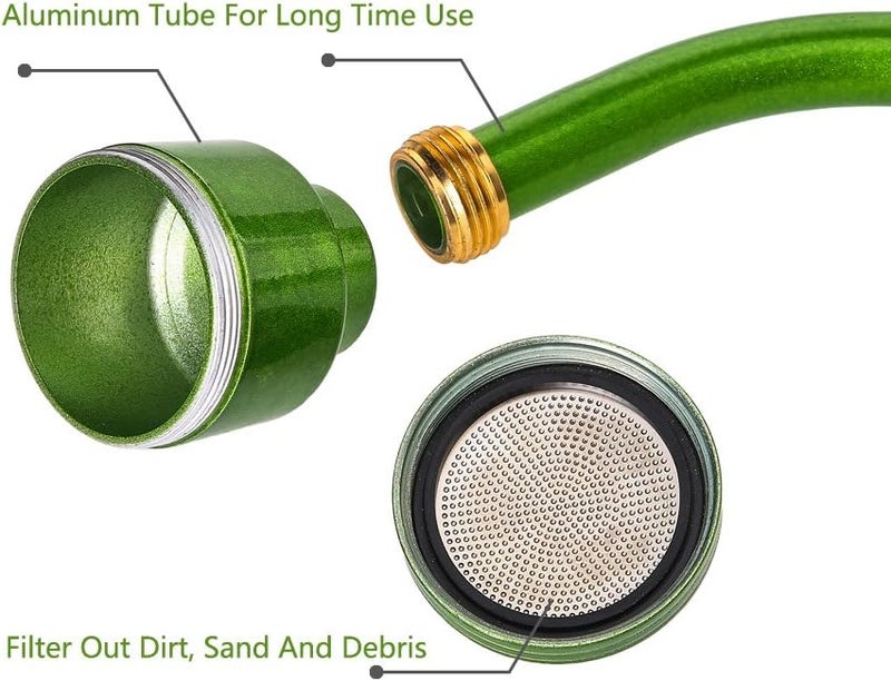 GREEN MOUNT Watering Wand, 24 Inch Sprayer Wand with Superior Stainless Head, Perfect for Hanging Baskets, Plants, Flowers, Shrubs, Garden and Lawn - Image 3